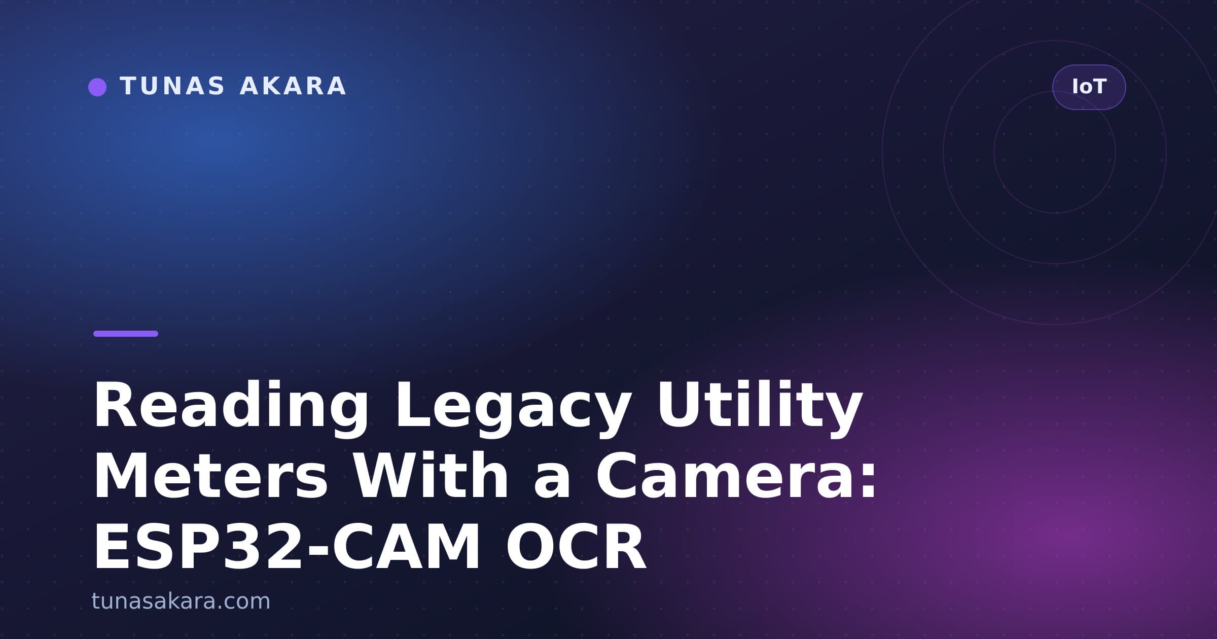 Reading Legacy Utility Meters With a Camera: ESP32-CAM OCR