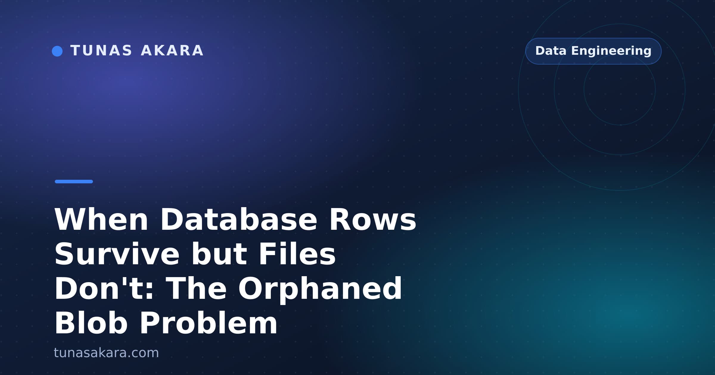 When Database Rows Survive but Files Don't: The Orphaned Blob Problem