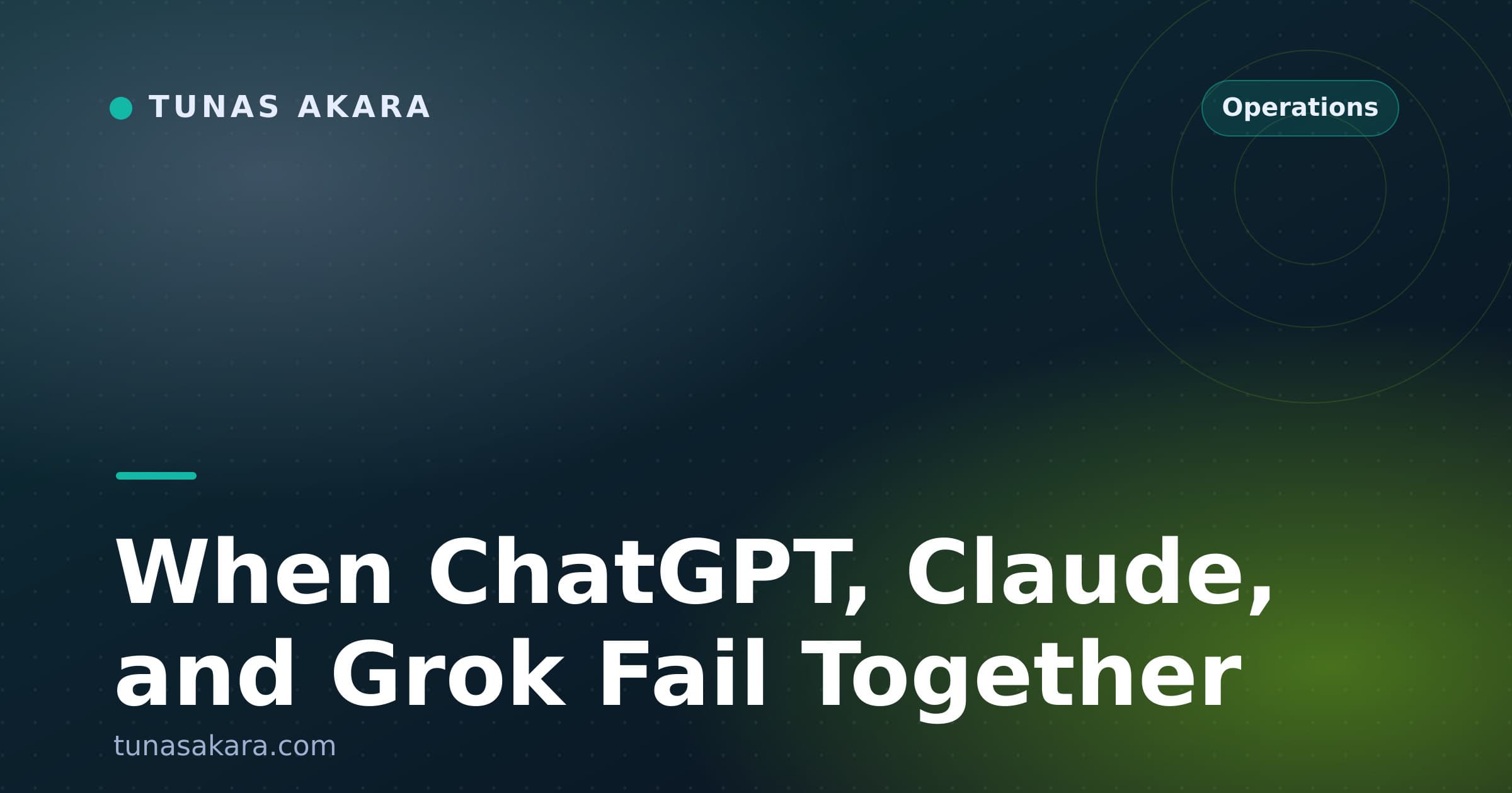 When ChatGPT, Claude, and Grok Fail Together