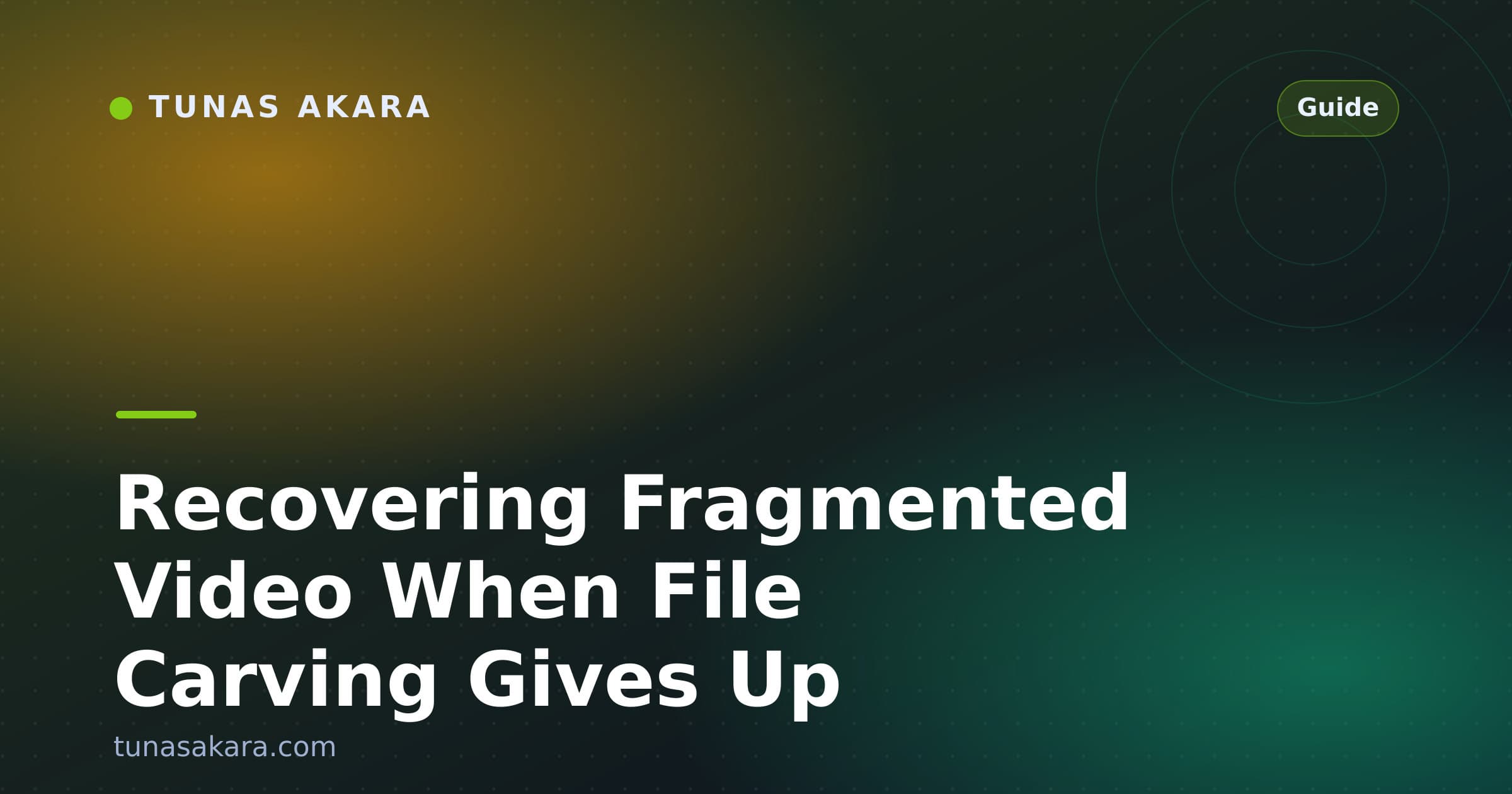 Recovering Fragmented Video When File Carving Gives Up