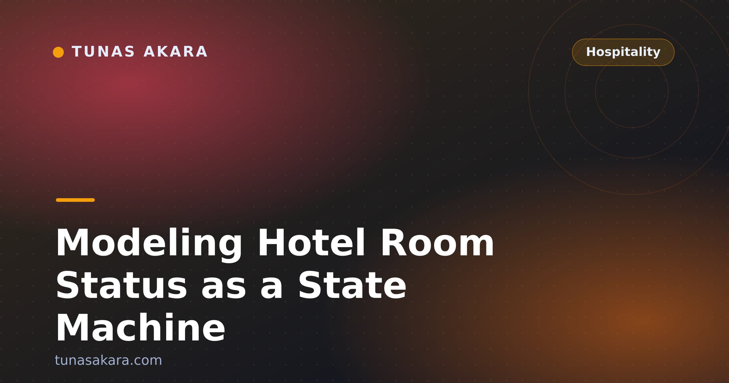 Modeling Hotel Room Status as a State Machine