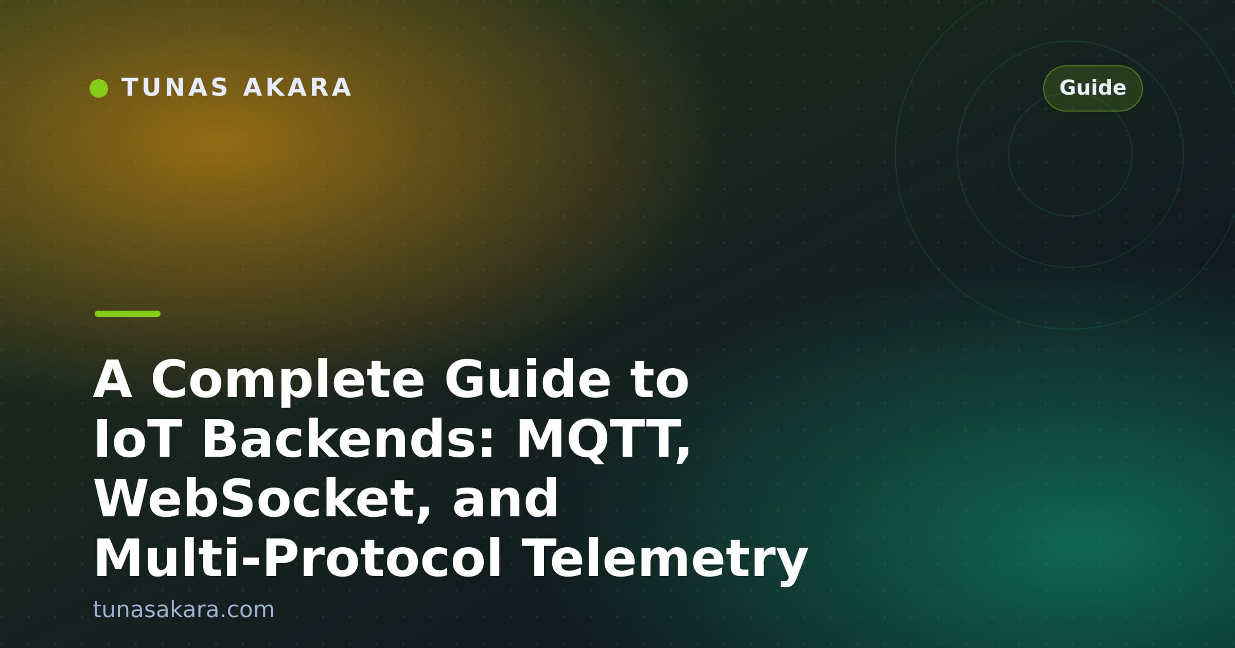 A Complete Guide to IoT Backends: MQTT, WebSocket, and Multi-Protocol Telemetry