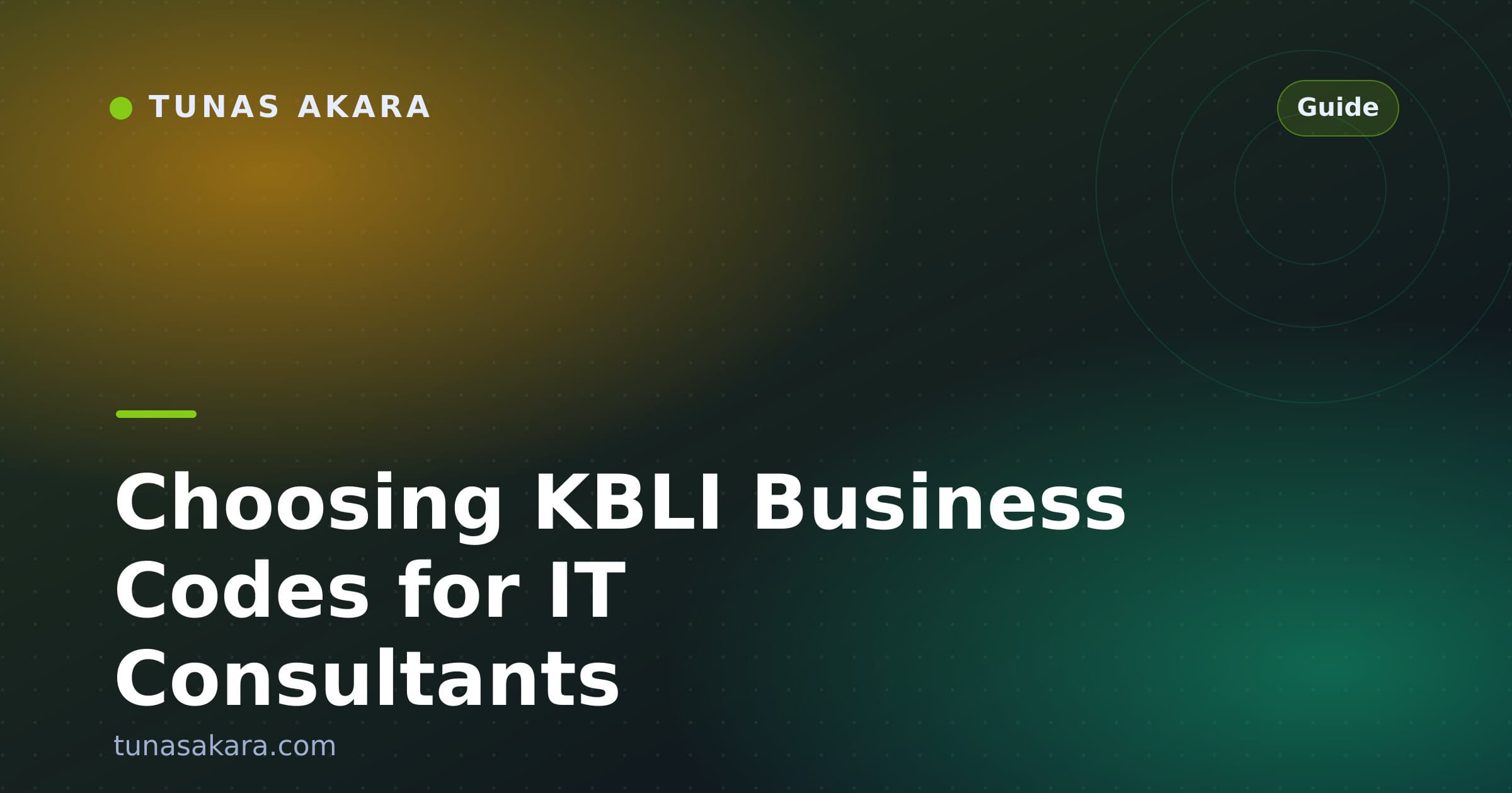 Choosing KBLI Business Codes for IT Consultants