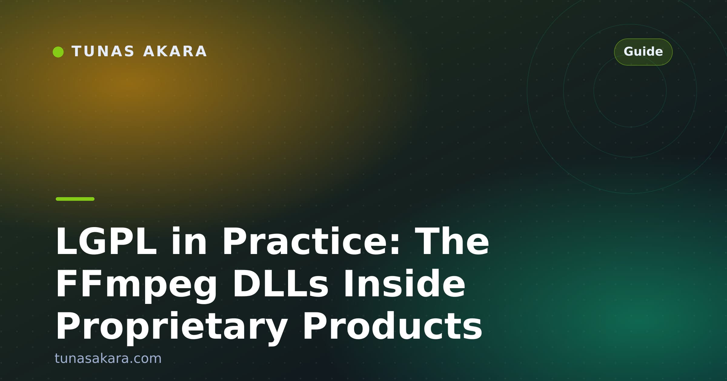 LGPL in Practice: The FFmpeg DLLs Inside Proprietary Products