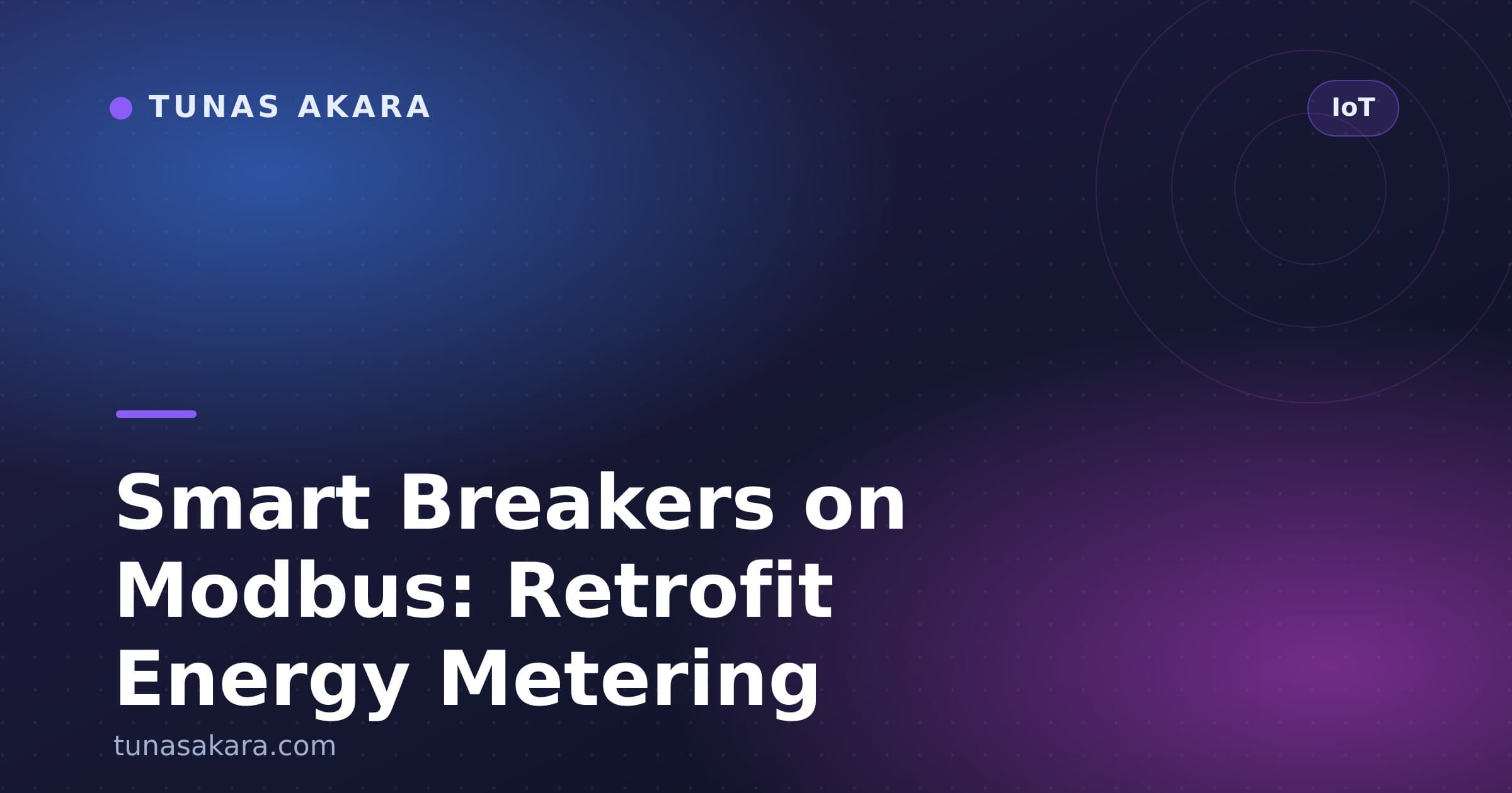 Smart Breakers on Modbus: Retrofit Energy Metering