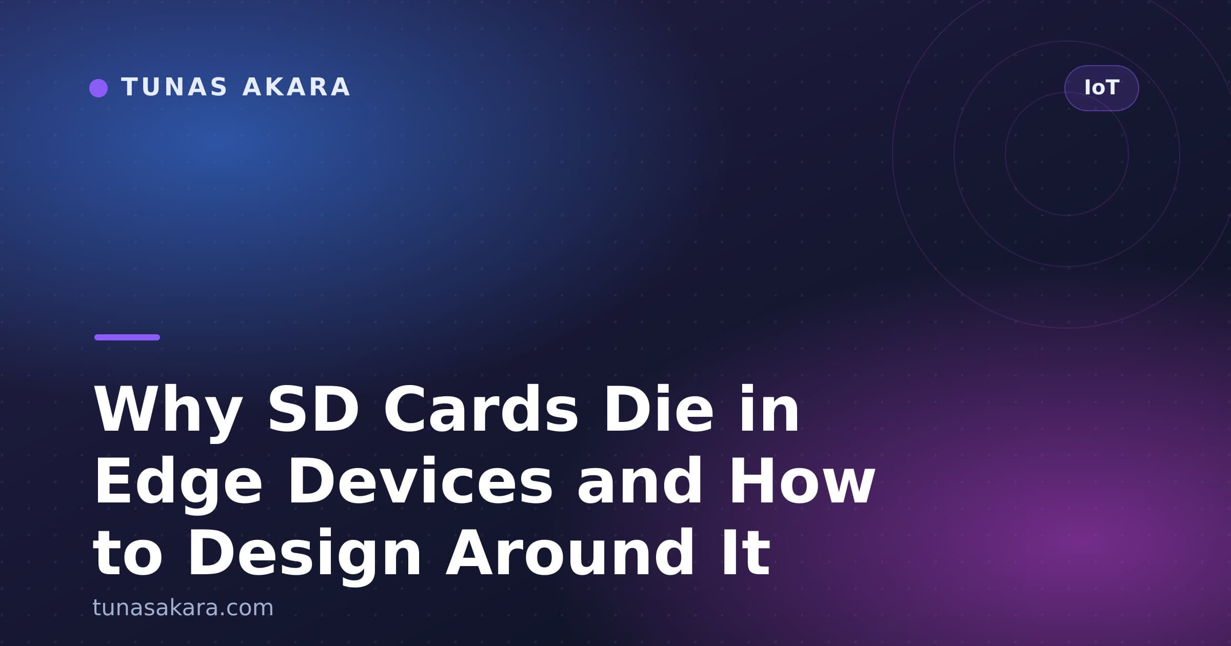 Why SD Cards Die in Edge Devices and How to Design Around It