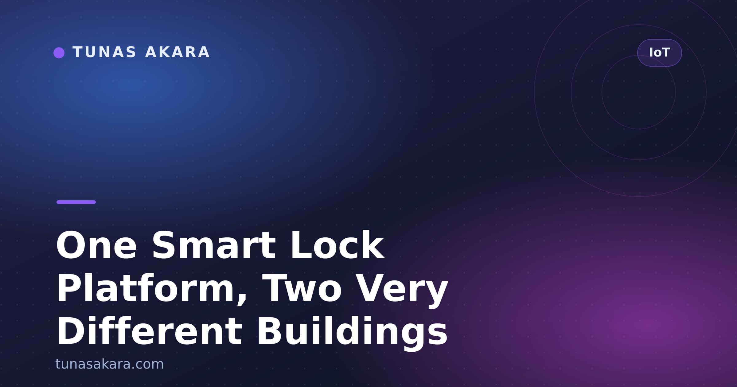 One Smart Lock Platform, Two Very Different Buildings