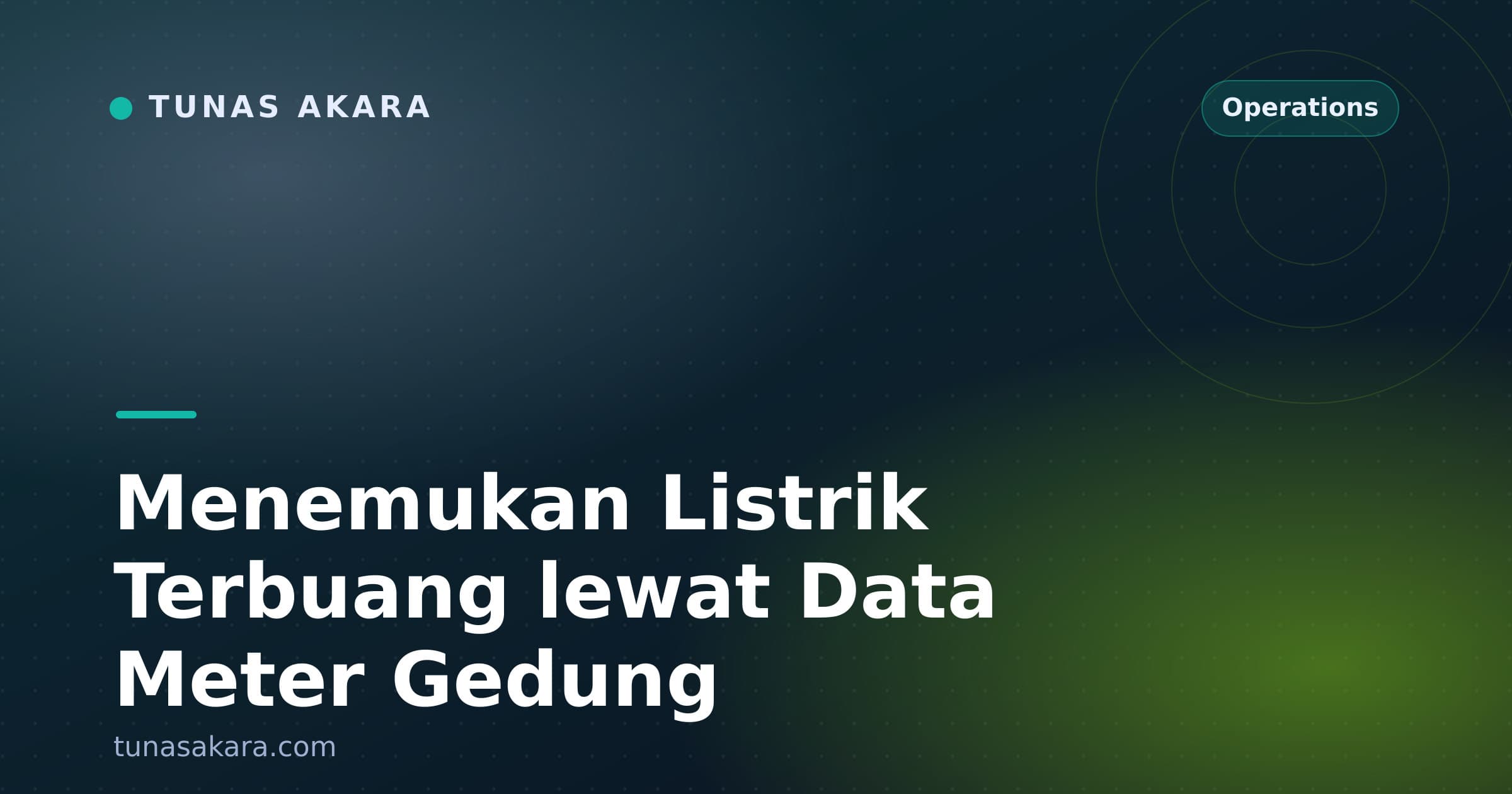 Menemukan Listrik Terbuang lewat Data Meter Gedung