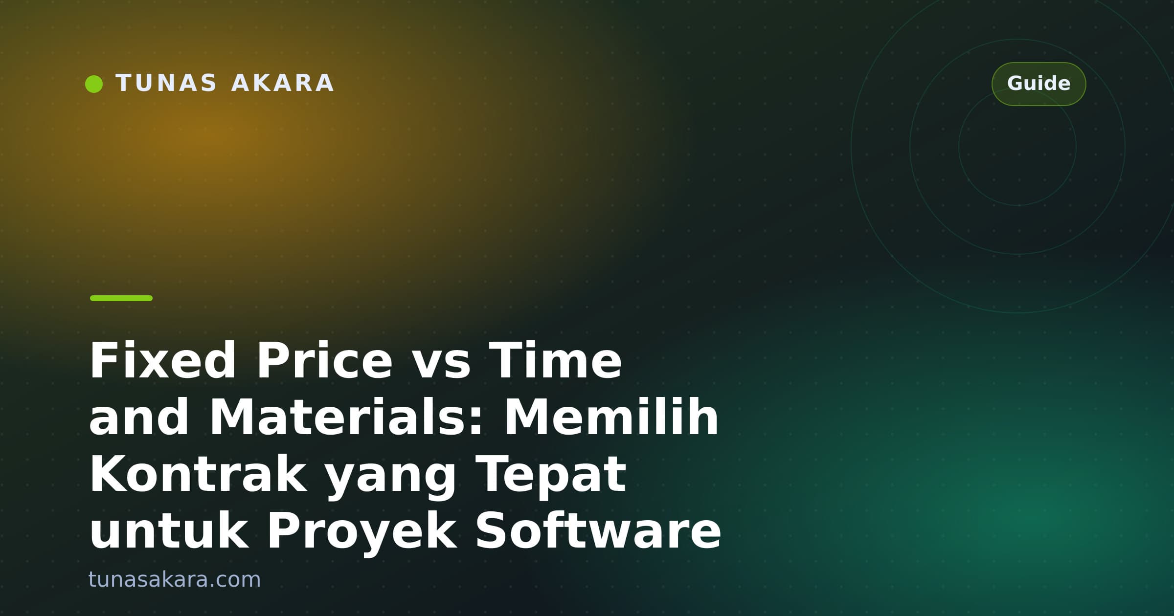 Fixed Price vs Time and Materials: Memilih Kontrak yang Tepat untuk Proyek Software