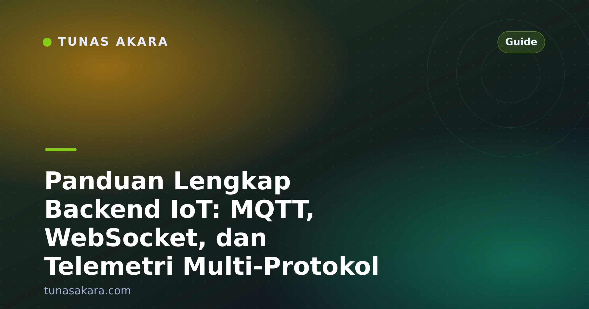 Panduan Lengkap Backend IoT: MQTT, WebSocket, dan Telemetri Multi-Protokol