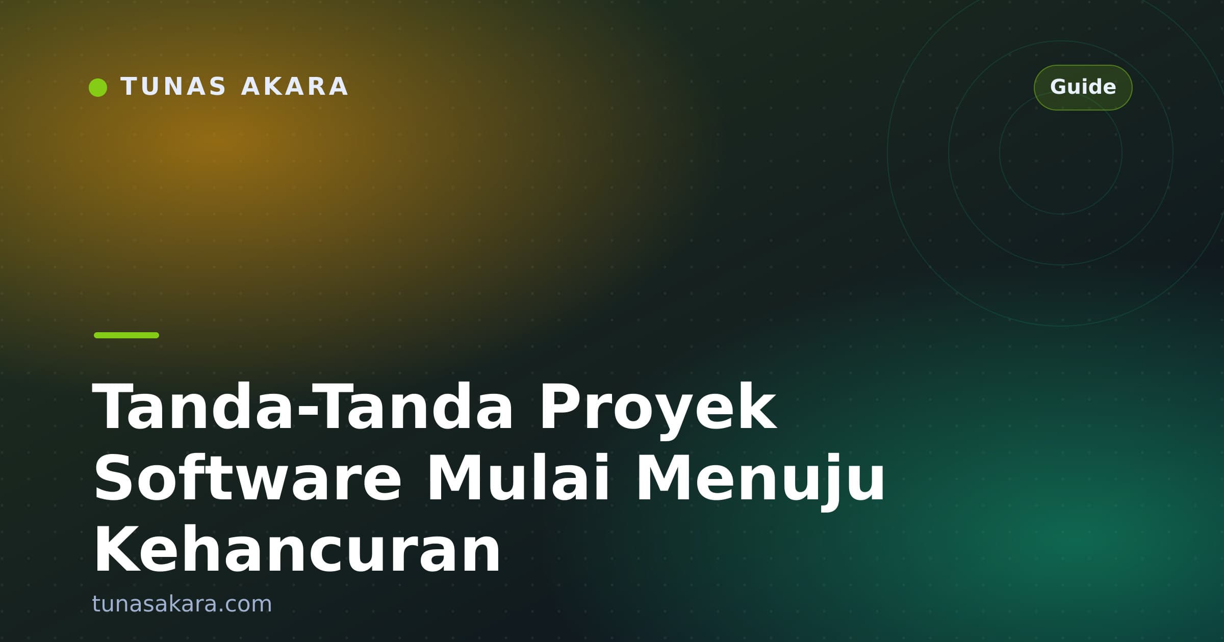 Tanda-Tanda Proyek Software Mulai Menuju Kehancuran