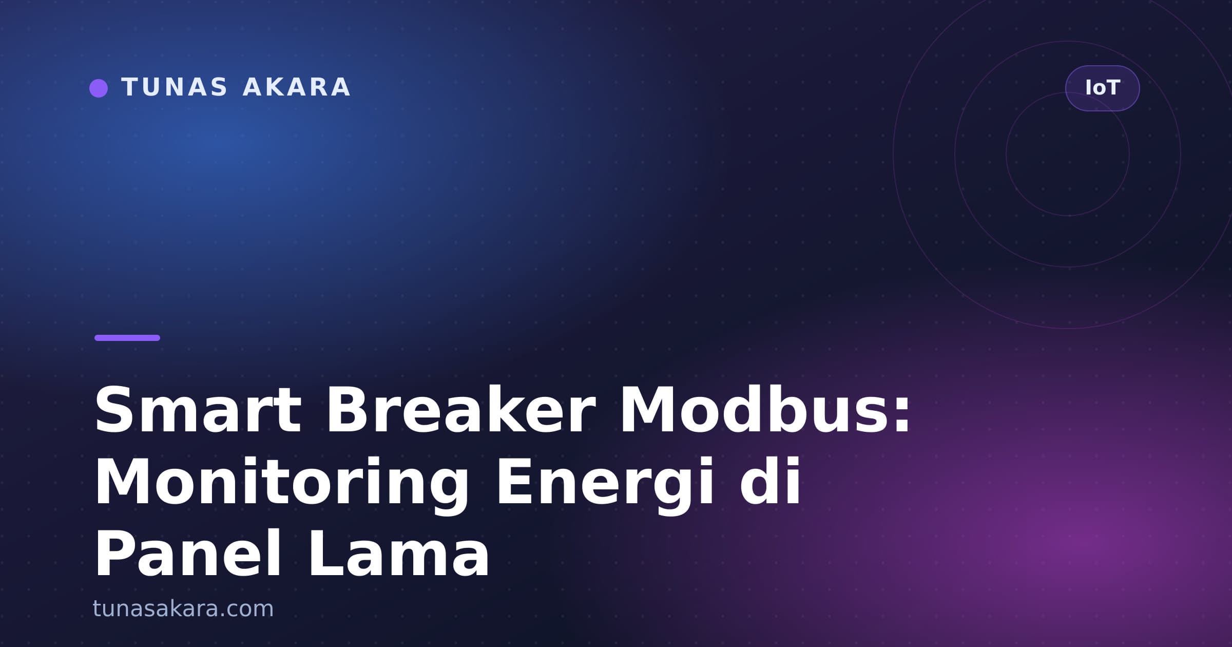 Smart Breaker Modbus: Monitoring Energi di Panel Lama