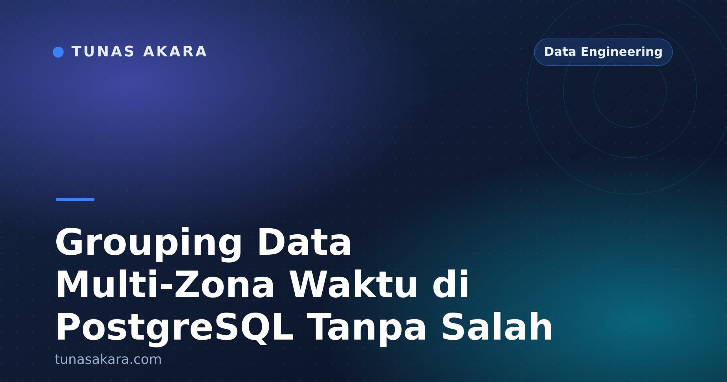 Grouping Data Multi-Zona Waktu di PostgreSQL Tanpa Salah