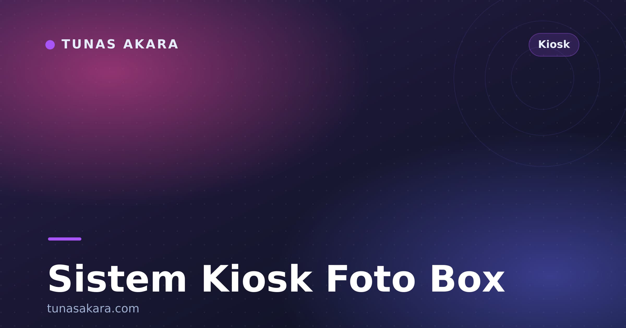 Sistem Kiosk Foto Box
